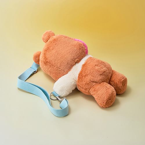 LINEfriends 100034250 zeroni ぬいぐるみバッグ（Fluffy