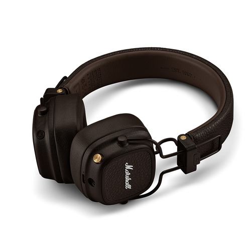 Marshall ワイヤレスヘッドホン typeC 最大100時間再生 MAJOR V BROWN