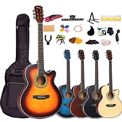 ADMアコースティックギター 初心者入門用 41インチサンバースト Amazon