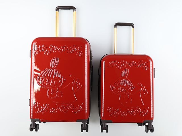 ムーミン リトルミー キャリーケース レッド スーツケース 赤 優しい