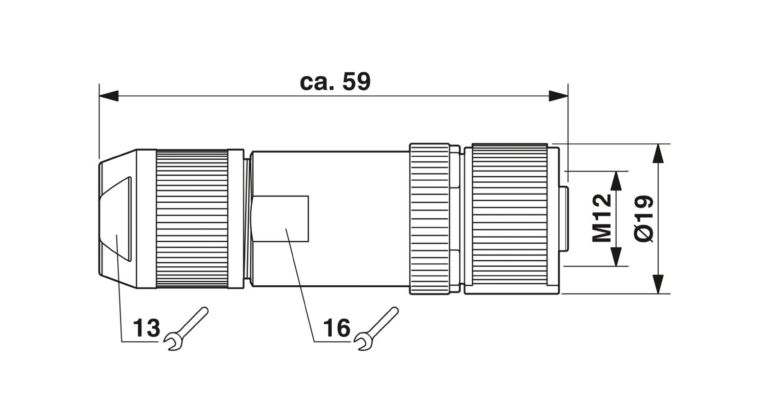 SACC-M12FSB-5PL SH - コネクタ - 1424664 | Phoenix Contact