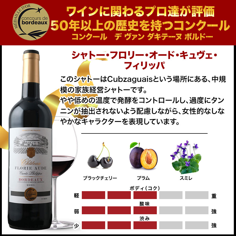 16周年記念！金賞ボルドーと元五大シャトー醸造家の赤ワイン12本セット