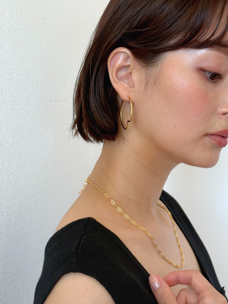 MARIA BLACK マリアブラック Copenhagen 35 Hoop Gold フープピアス