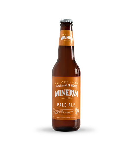 メキシコ産 クラフトビール ミネルバ ペールーエール 【茶】355ml×24本