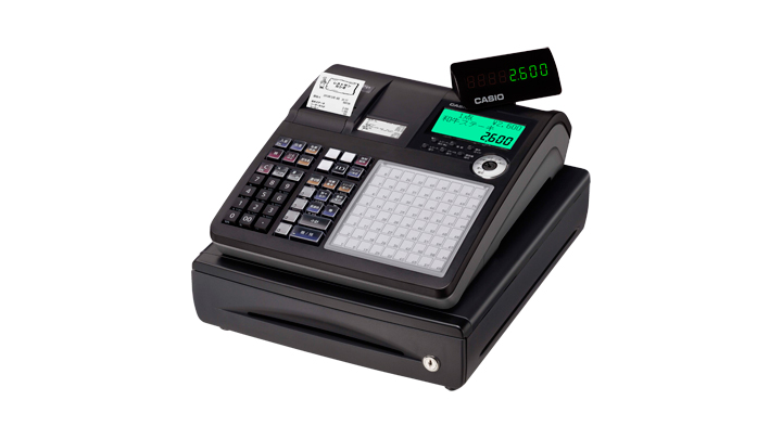 カシオレジスター TE-M80 中古品 人気機種感熱紙 送料無料 357412