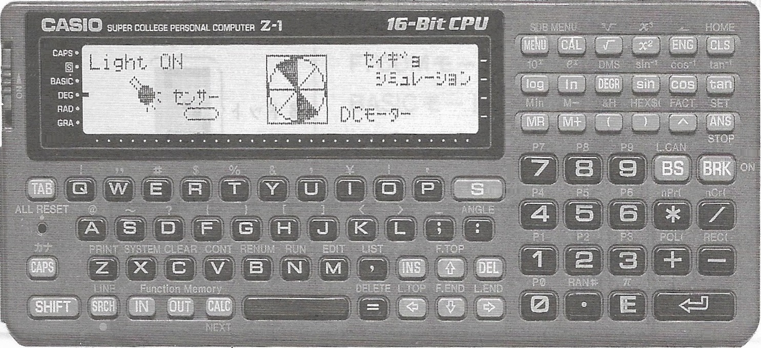 Casio - Z-1 - - Pocket computer - Casio Z1 - Casio.ledudu.com