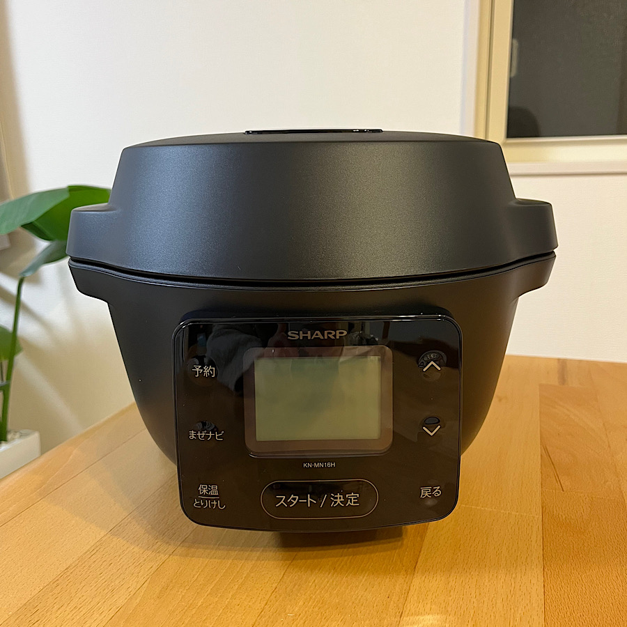 ヘルシオ SHARP シャープ KN-MN16H-B 水なし自動調理鍋 ヘルシオホット