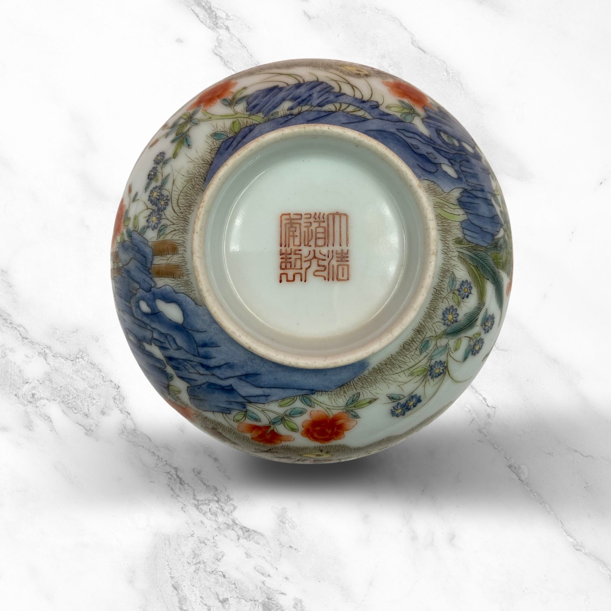 清道光琺瑯彩雞公碗ENAMEL ROOSTER BOWL, QING DYNASTY, DAOGUANG