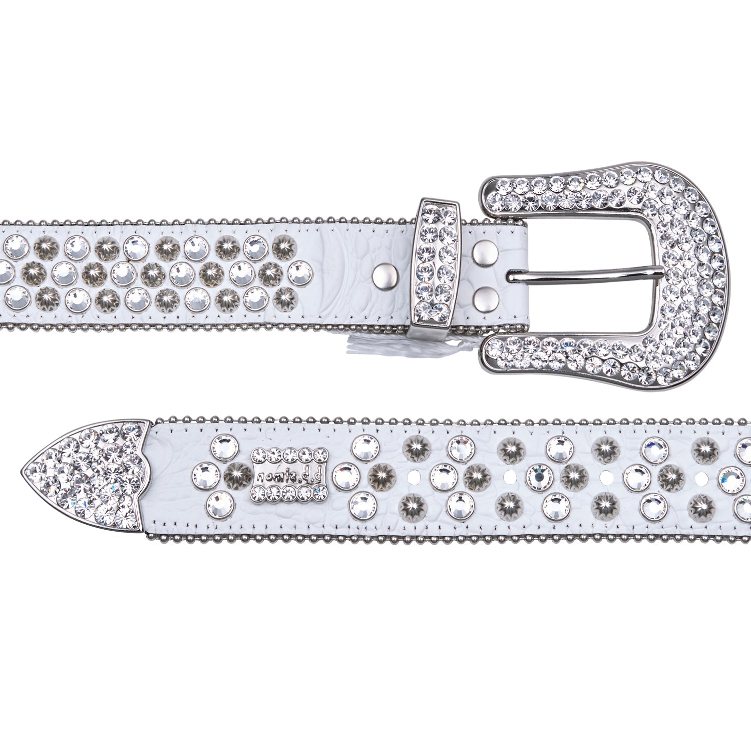 Blanc Swarovski Belt – Capsule NYC