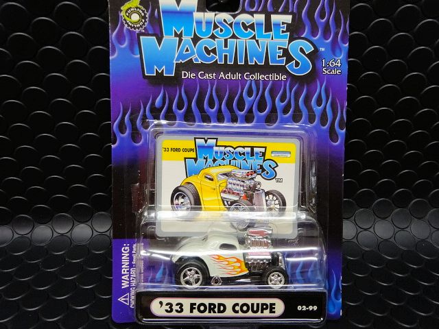マッスルマシーンズ 1/64 ﾀﾞｲｷｬｽﾄﾓﾃﾞﾙ T02-99◇'33 FORD COUPE