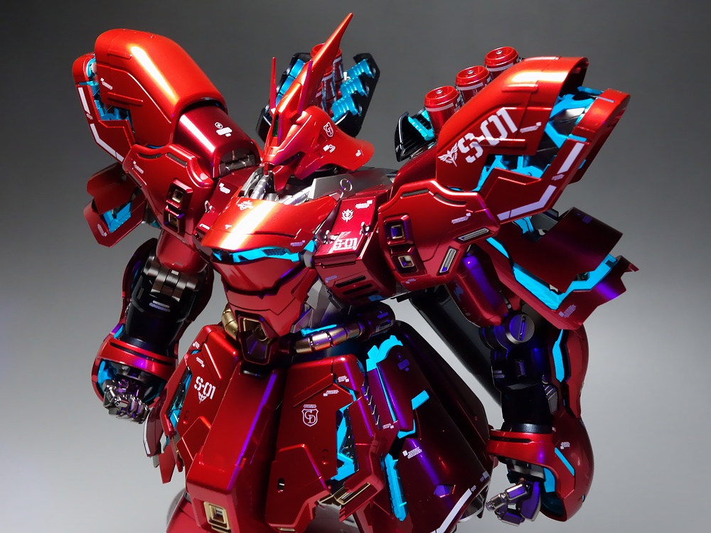 ガンプラ ジオラマ塗装済み完成品 RG サザビー ガンプラジオラマ ν