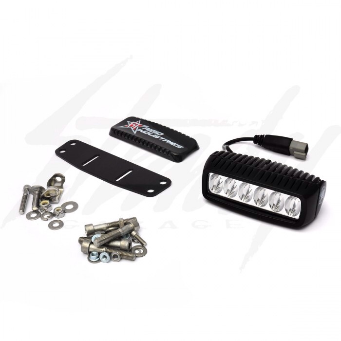 ズーマー Rigid Industries Q2 6-LED ヘッドライト Rigid Industries