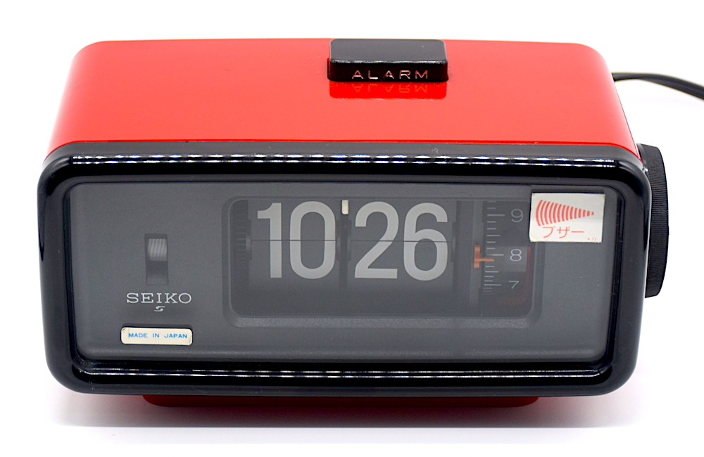 昭和レトロ】セイコー 置き時計 イエロー 六角形 スペースエイジ 激