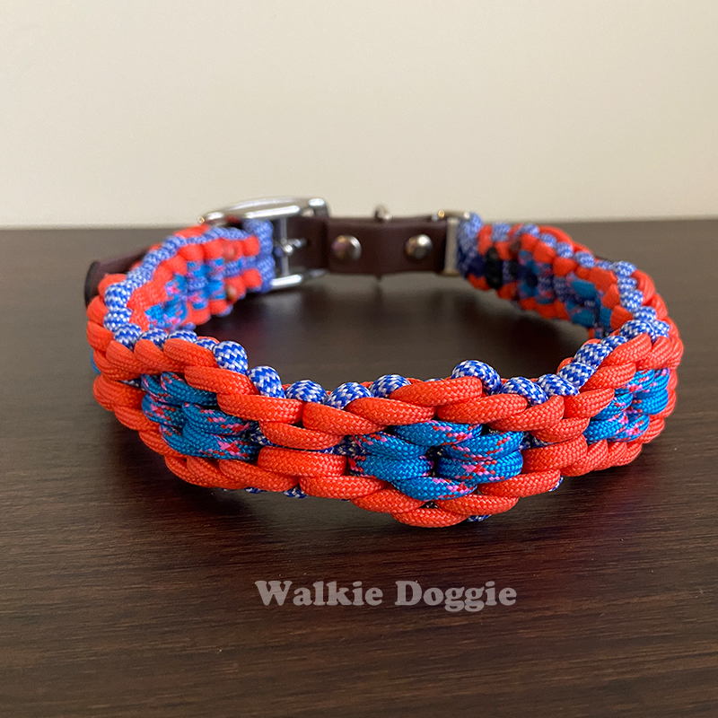 完成品・即発送可】パラコードシンプルでスリムなダイヤハーフチョーク