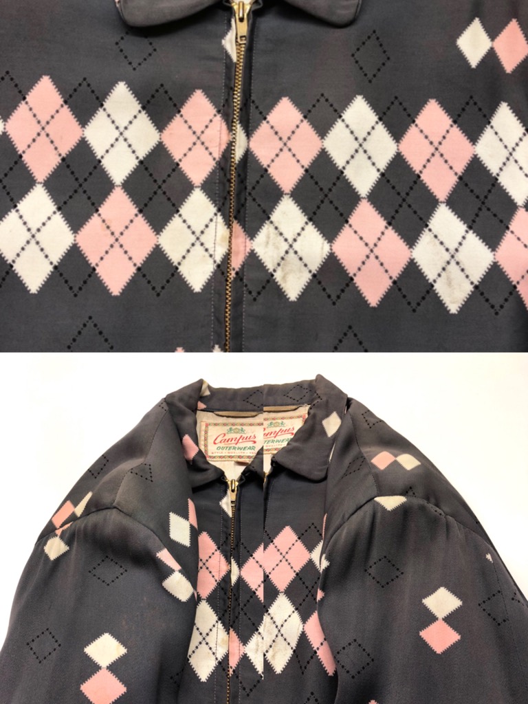 50s CAMPUS GABARDINE JACKET. | 古着屋【True vintage】ヴィンテージ