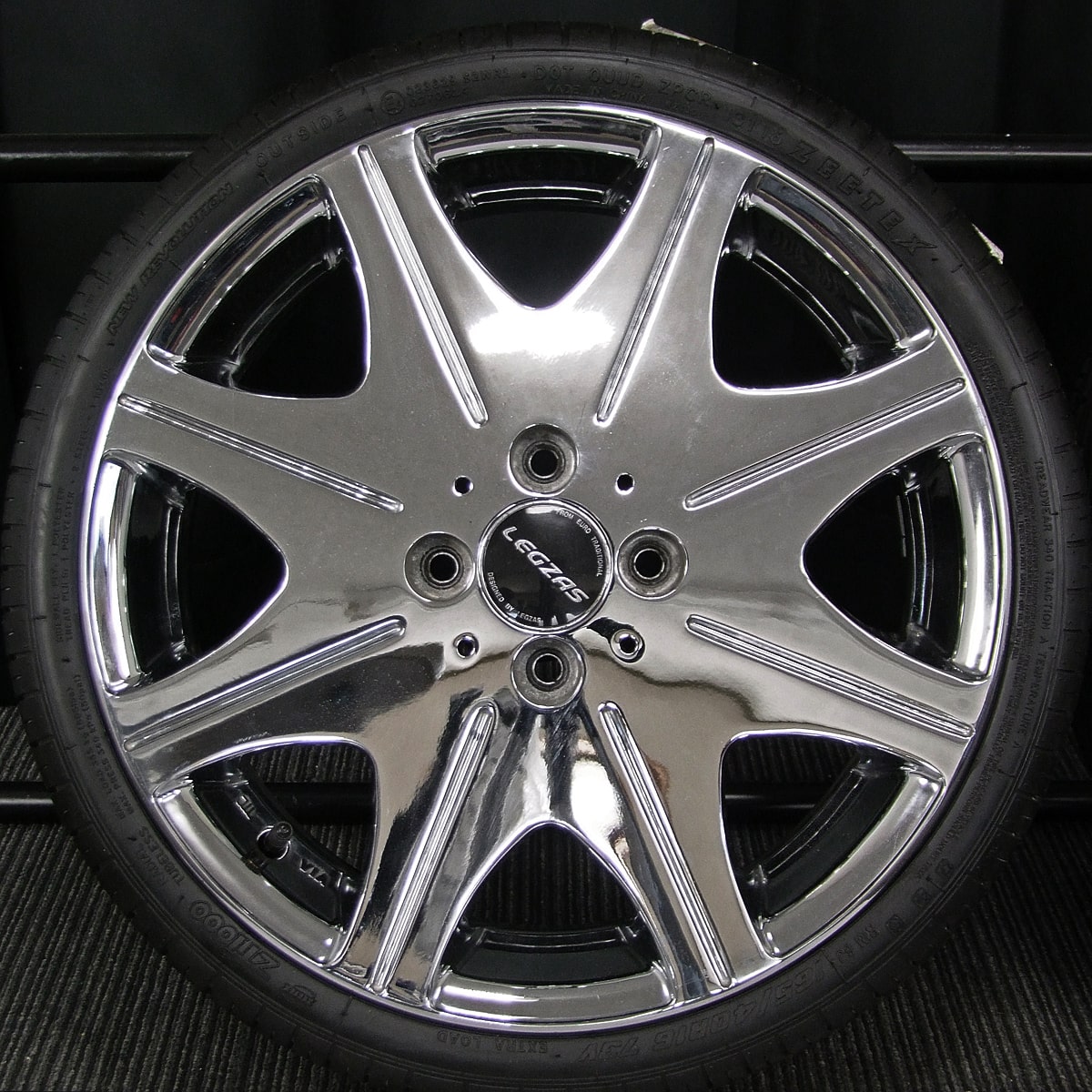 16インD800 165/45R16 4本 レグザス 4本□LEGZAS アルミホイール 16