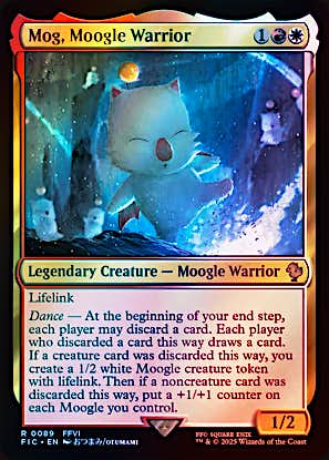Final Fantasy Commander Decks Foil: Mog, Moogle Warrior (Surge Foil)