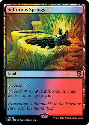 Sulfurous Springs | Modern Horizons 3 Commander Decks Foil