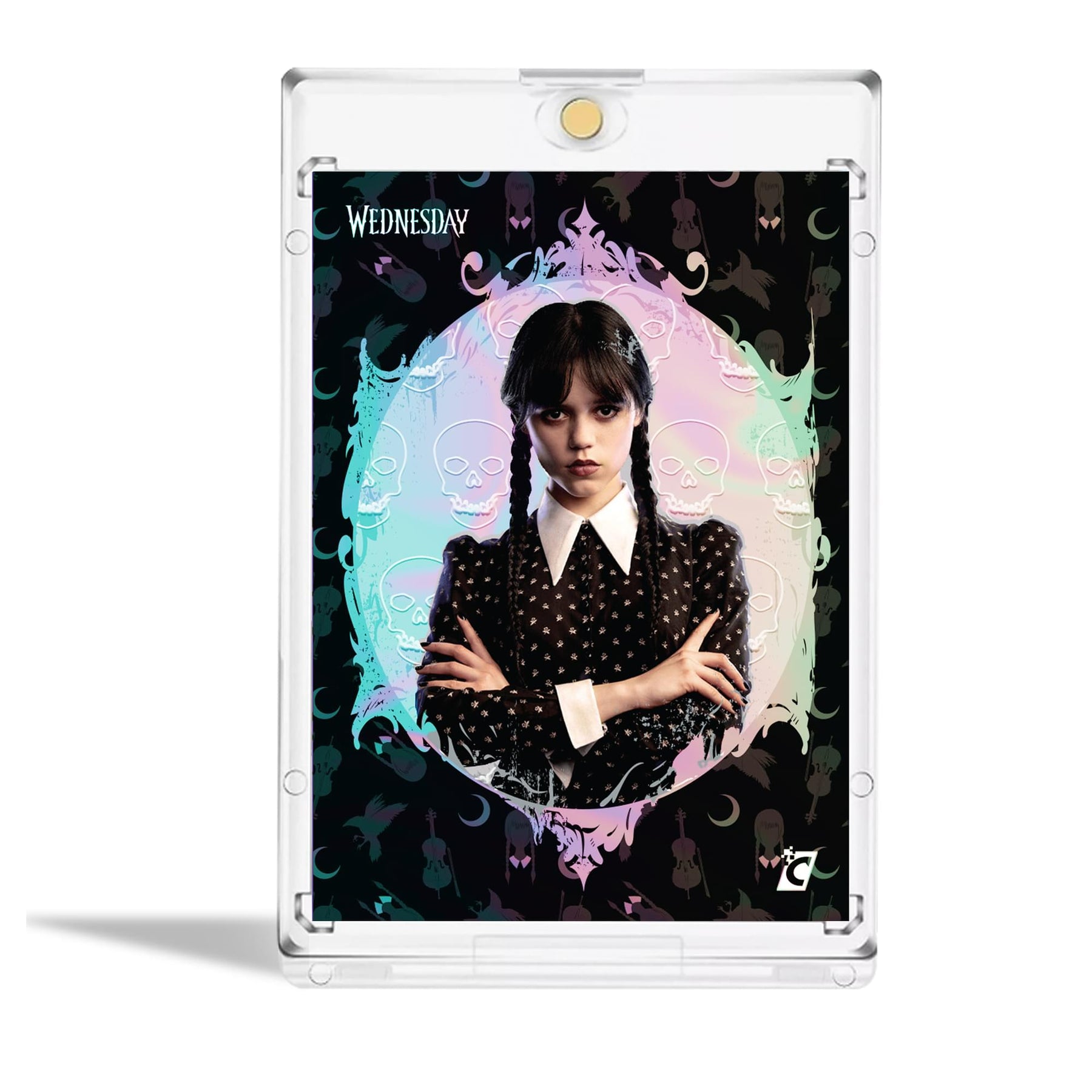 Wednesday Raven Refractor Single Trading Card | 2024 Convention Exclus