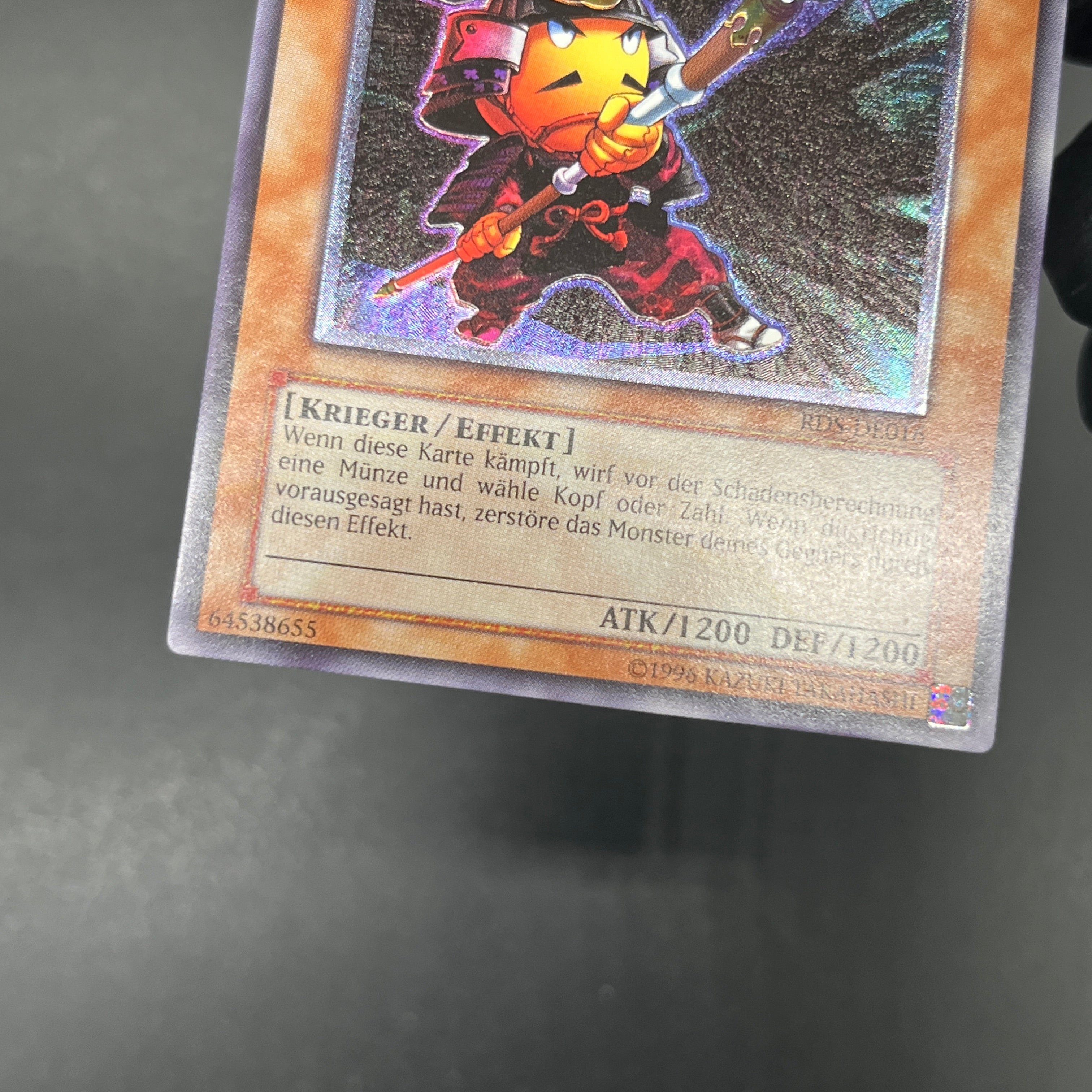 PSA10一撃必殺侍 旧アジアレリーフ遊戯王