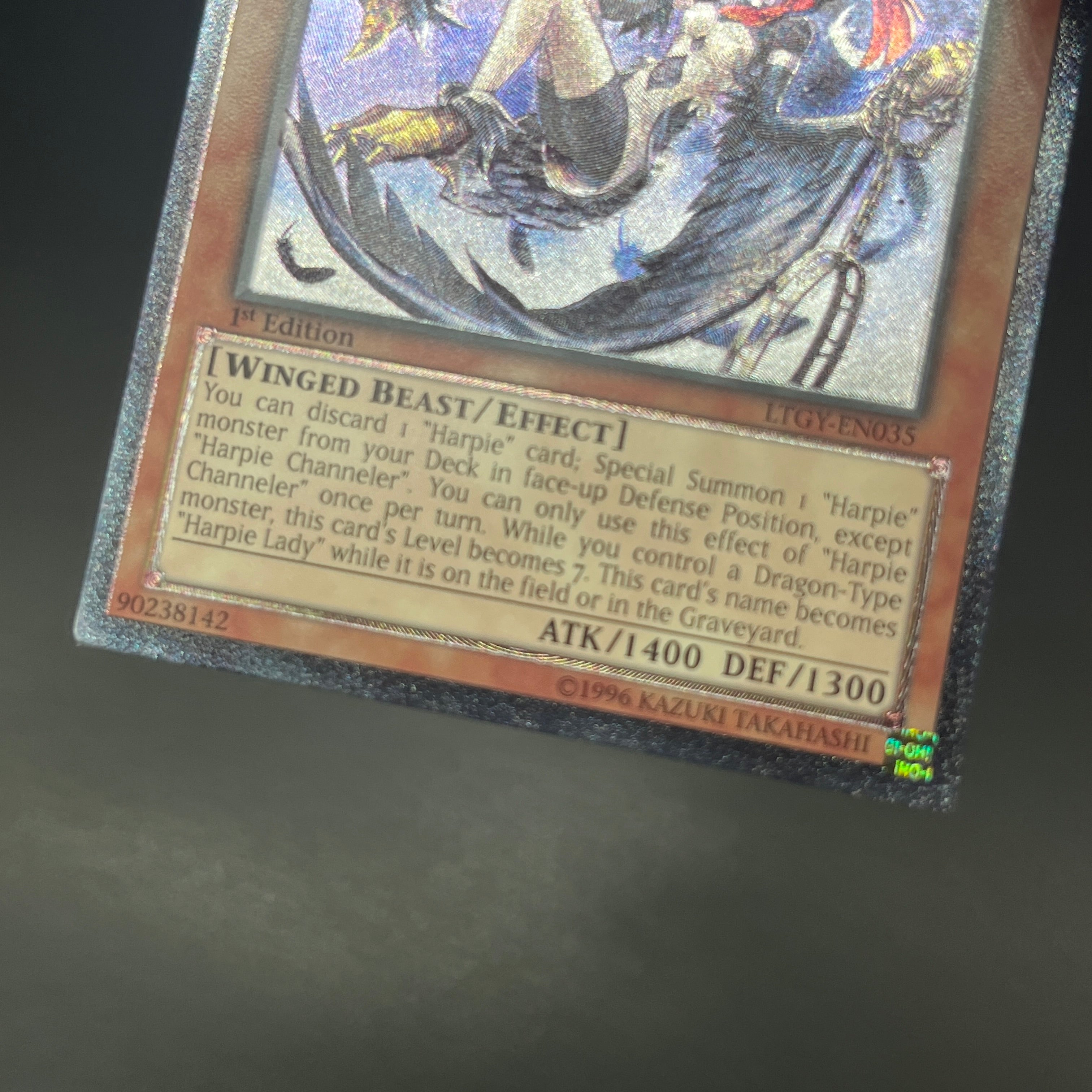 遊戯王 ハーピィ・チャネラー/レリーフ/英語/1st/EU版 – カード