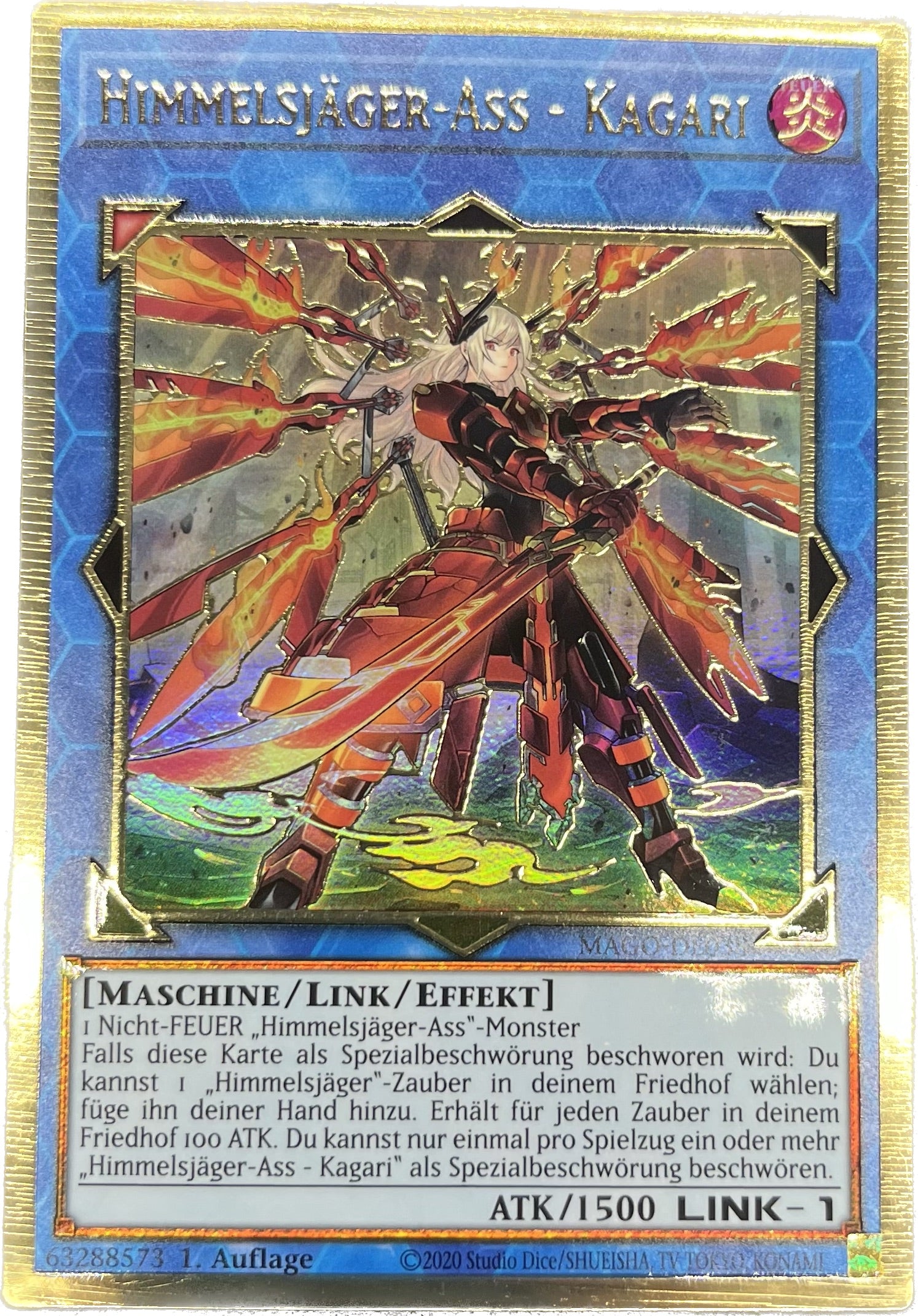 PSA10 鑑定済み超美品 遊戯王 閃刀姫 カガリ 絵違い プリシク PSA10 鑑定