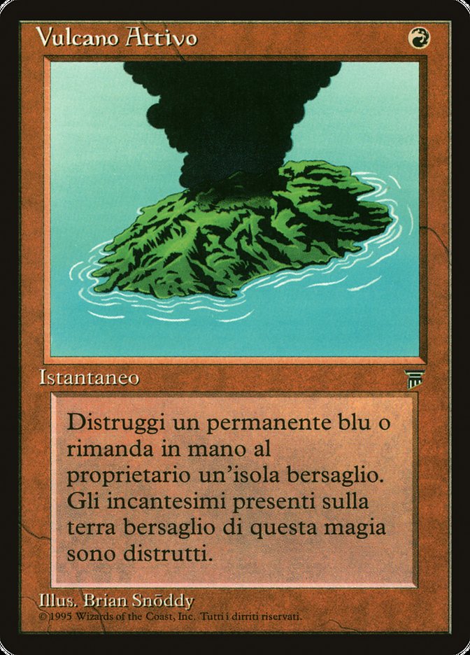 Vulcano Attivo (Active Volcano) · Legends (LEG) #130 · Scryfall