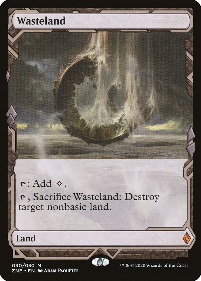 不毛の大地 サージfoil mtg 旧枠 初版foil 不毛の大地⁄Wasteland 英語