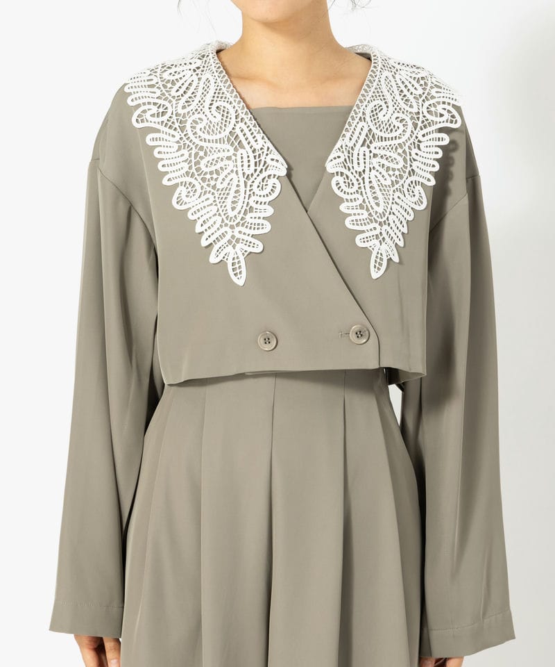 et.UNiVER エト.ユニヴェール ビックカラーセットアップドレス その他