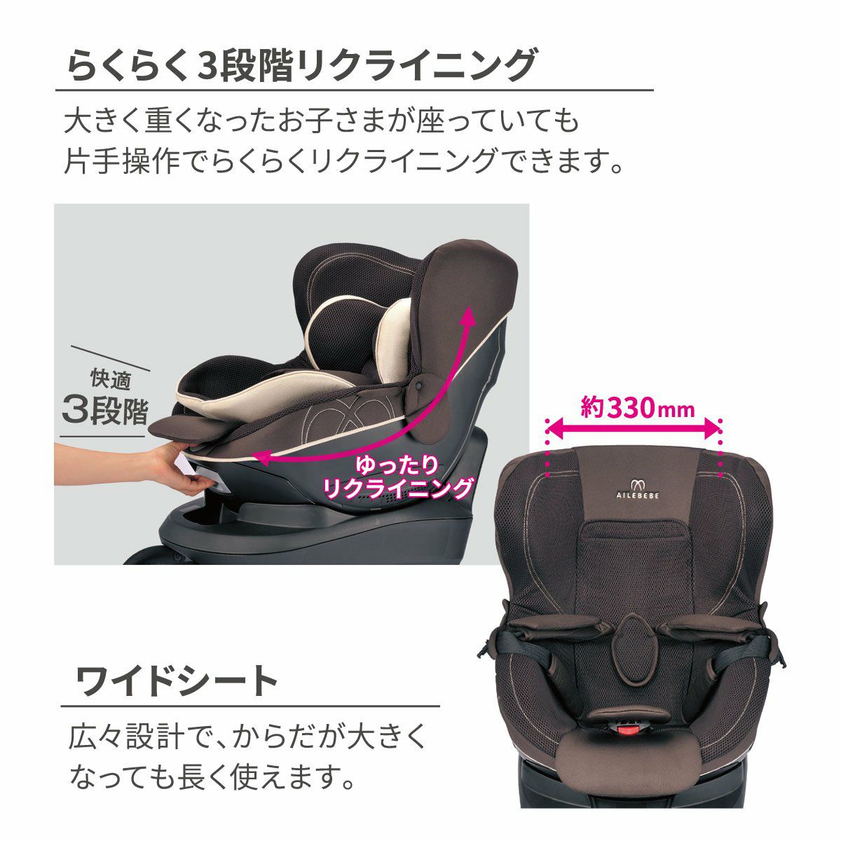 AILEBEBE エールべべKURUTTO 4 i プレミアムクルット 4