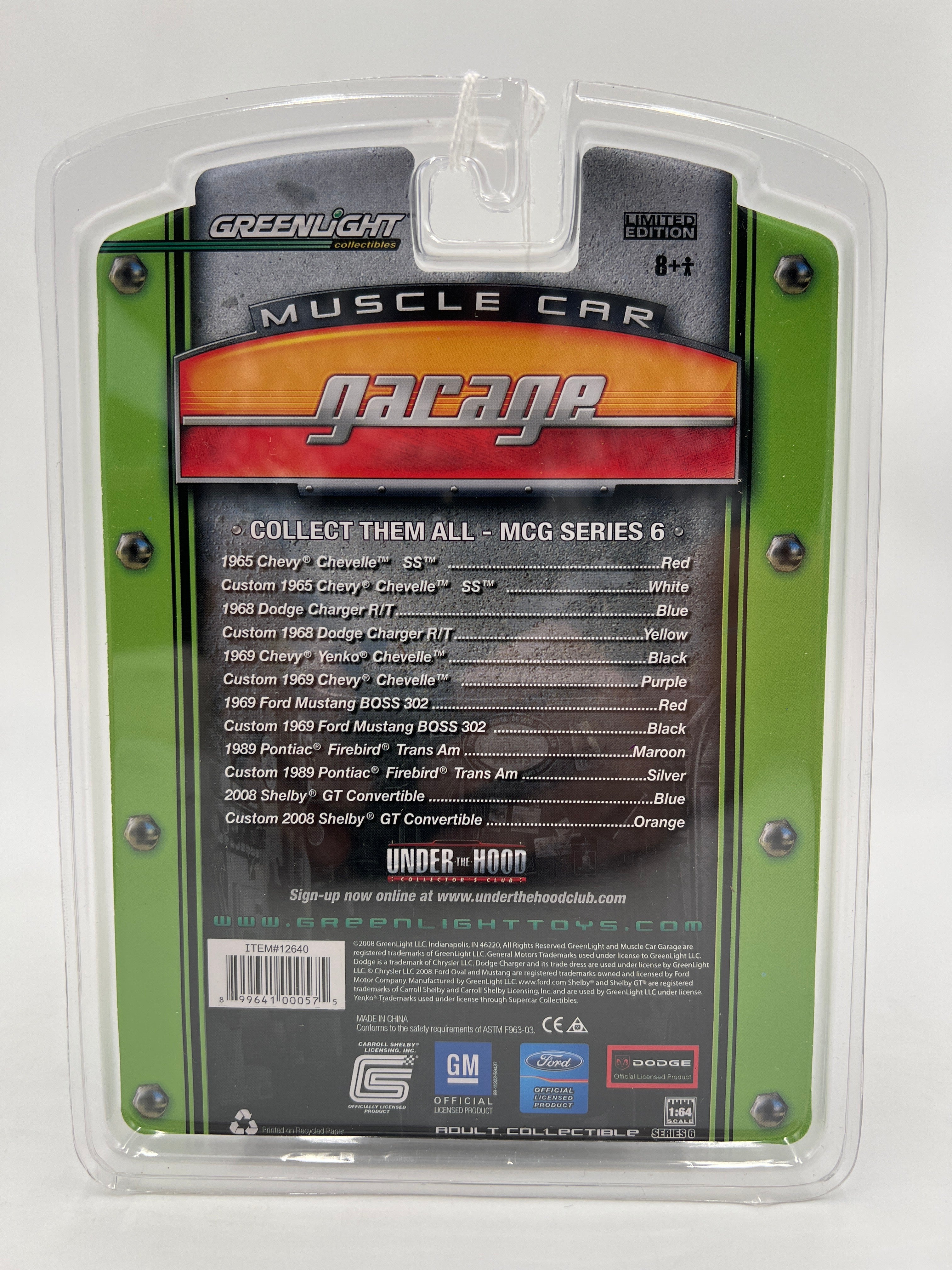 Greenlight Muscle Car Garage Series 6 1969 Chevy Yenko Chevelle