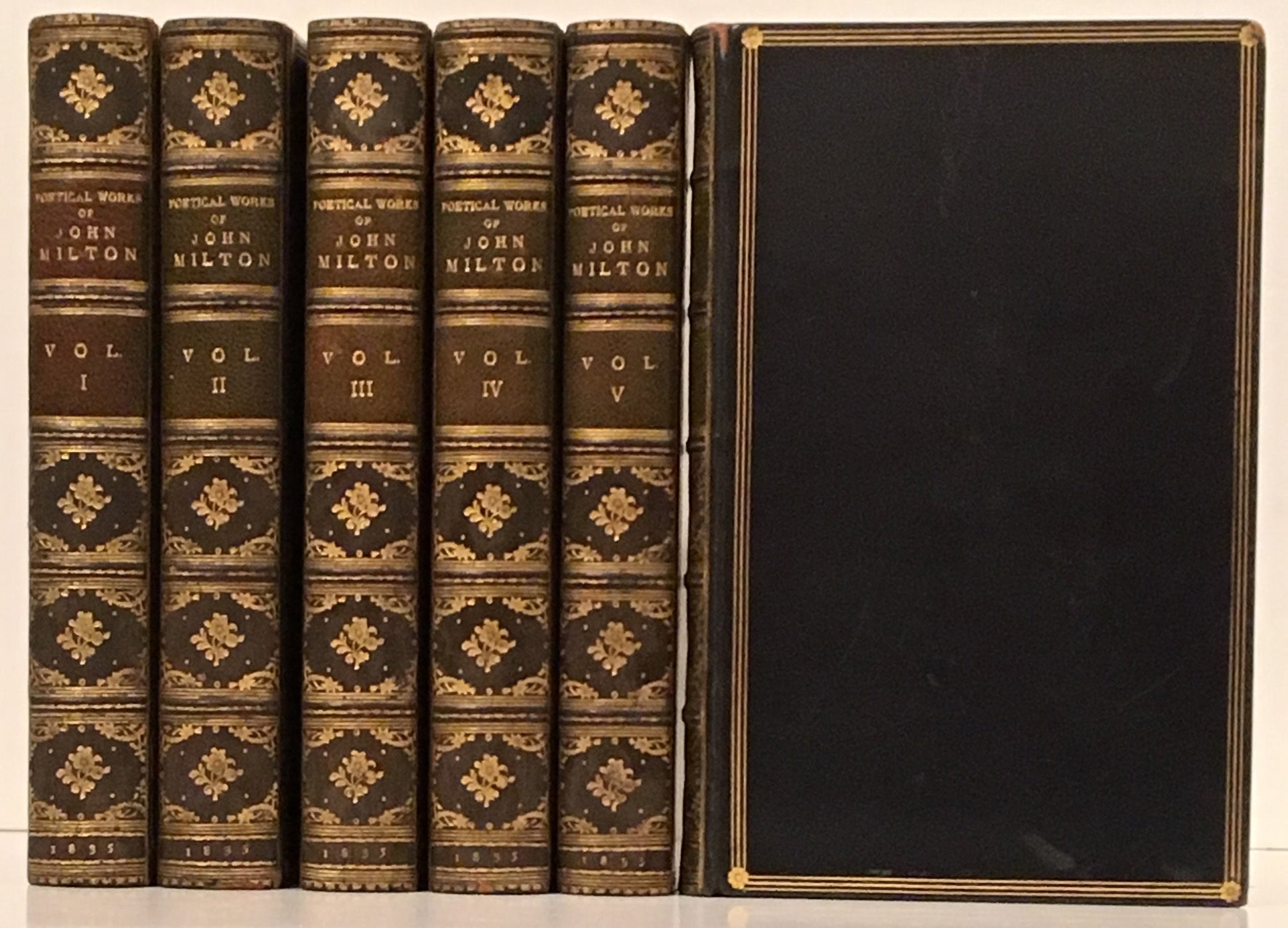 Poetical Works 6 volumes | John Milton, Sir Egerton Brydges