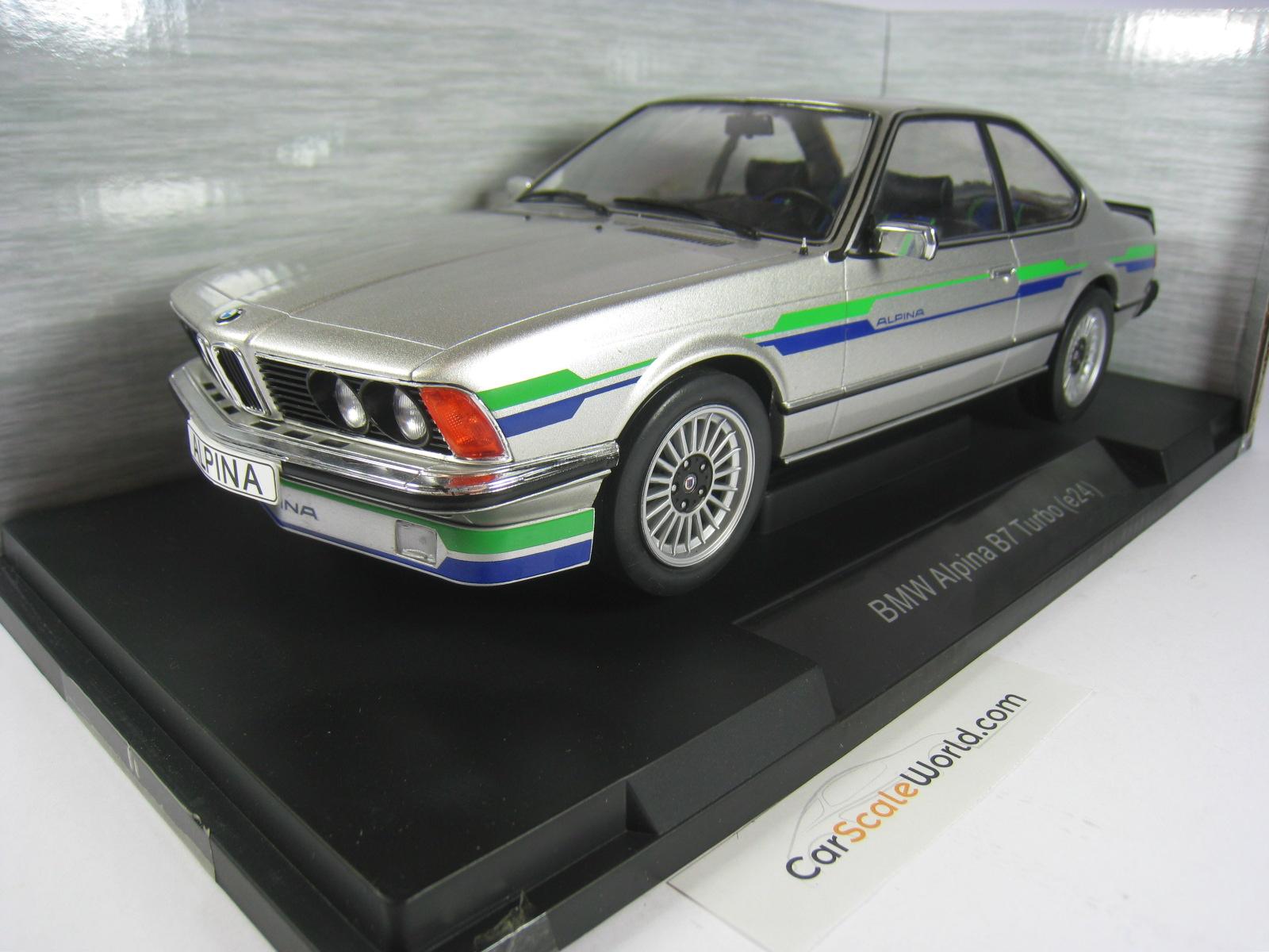ALPINA B7 TURBO (E24) 1984 1/18 MCG (SILVER) - Carscaleworld.com