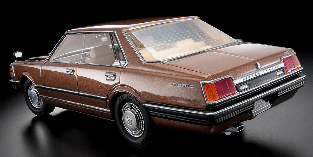 コダワッた甲斐あり！アオシマ製プラモ「430セドリック4ドア・ハード