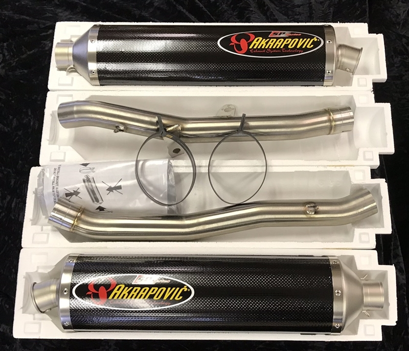 2006-2007 Kawasaki Ninja ZX14 Akrapovic SP Racing Slip-on Exhaust
