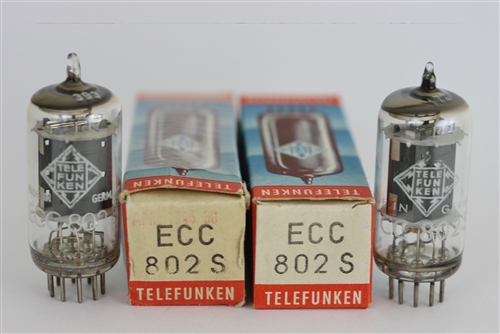TELEFUNKEN ECC 802S 真空管