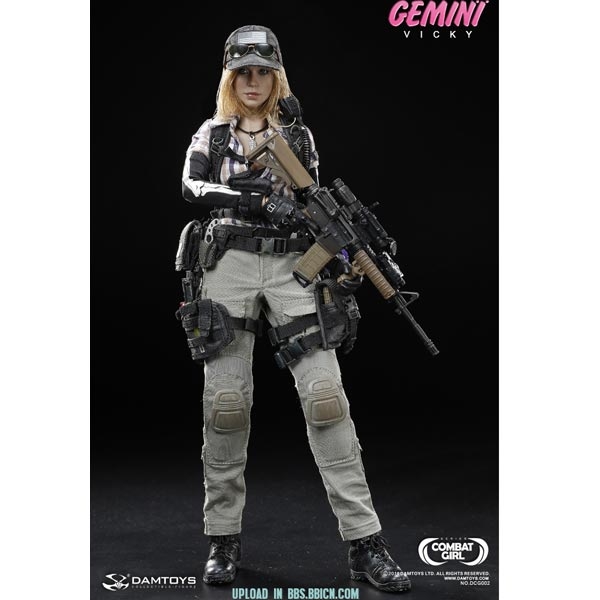 Monkey Depot - Boxed Figure: DamToys Combat Girls Series Gemini