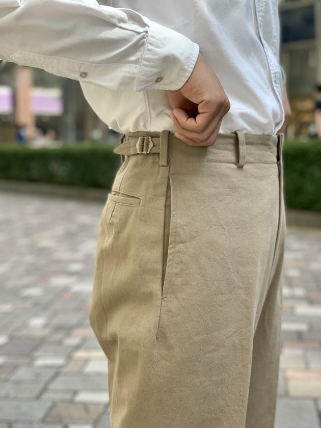 Dress×Military Chino Trousers ～KAPTAIN SUNSHINE～｜BEAMS PLUS