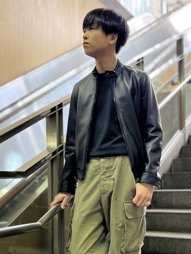 EMMETI BEAMS別注JURIスエードライダース ブルゾン アウター 「別注