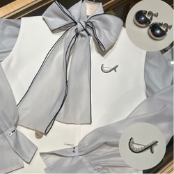 Demi-Luxe BEAMS（デミルクス ビームス）IRIS47 / phacelia ブローチ