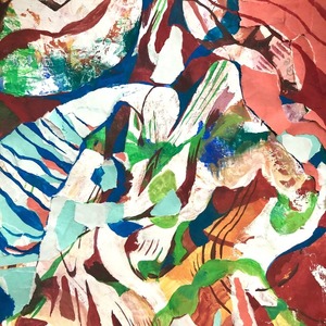 個性的な抽象画を使用してデザインします 派手でカッコ良いものが好き