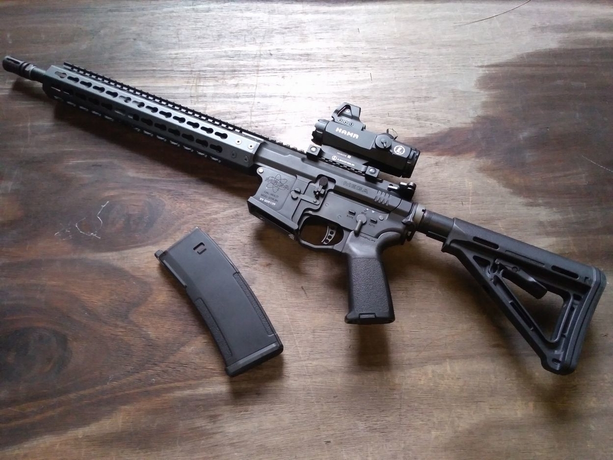 KSC AR15 MEGA MKM HRT風カスタム KSC AR15 MEGA MKM HRT風カスタム