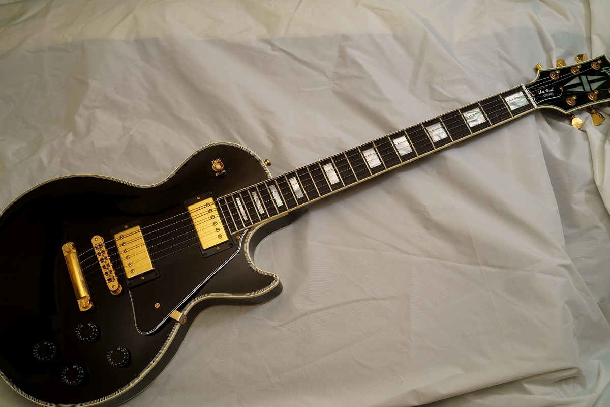 エピフォン レスポール カスタム エボニーブラック 最高 Epiphone Les