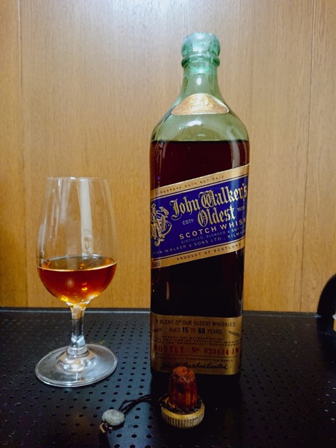 希少 初期ロット ジョンウォーカー オールデスト 15～60年 箱カード