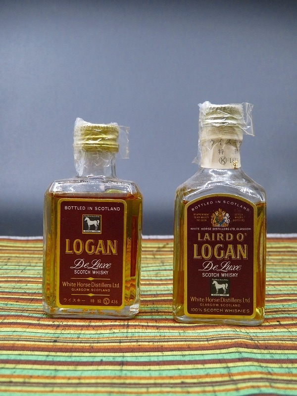 ローガンデラックス特級表示 ミニボトル - 紬とウィスキー ウイスキー