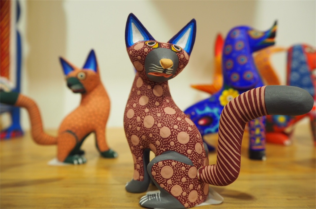 ﾒｷｼｺ・ｵｱﾊｶ観光】民芸品の村San Martín Tilcajeteで色付け体験した