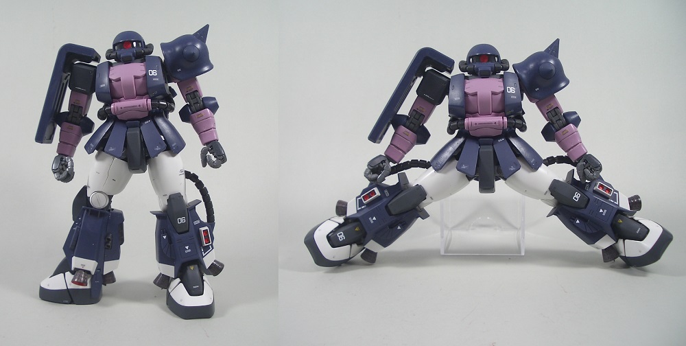 MG 高機動型ザクⅡ 黒い三連星仕様 Ver2.0. レビュー - つみプラ