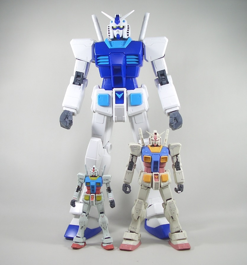 バンダイANAオリジナルカラー メガサイズ ガンダム、HG ガンダム メガ