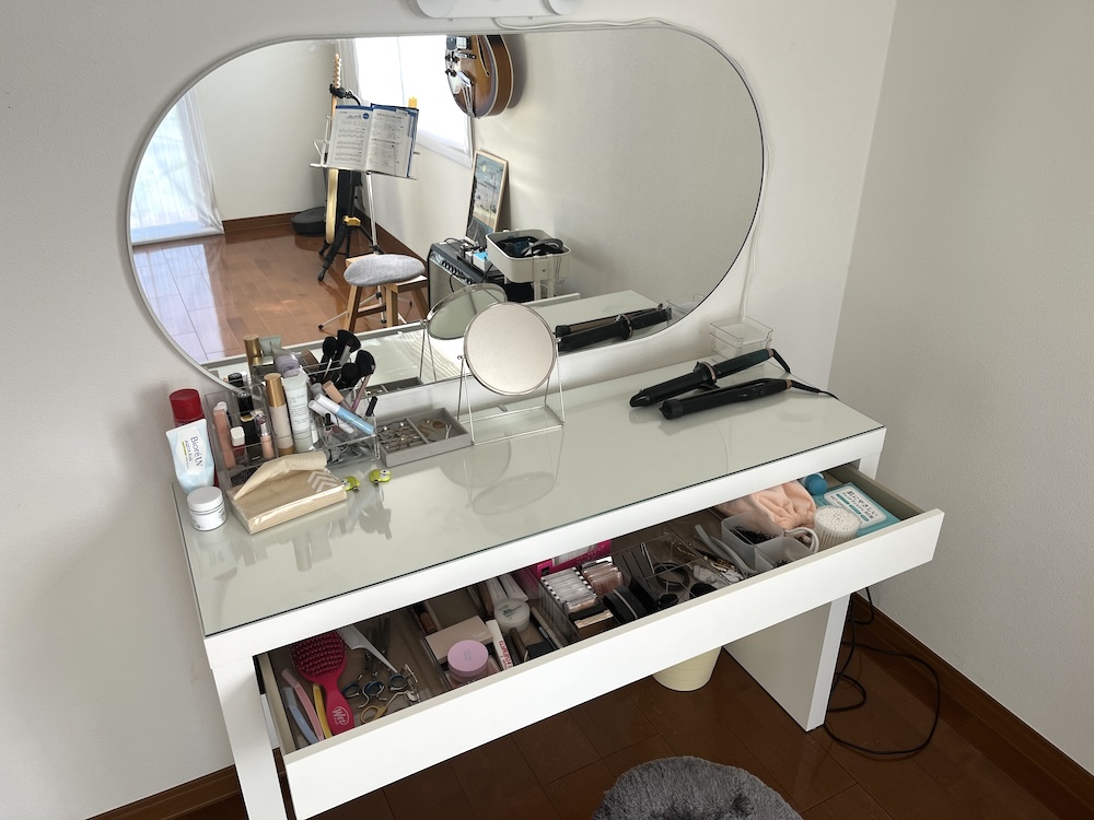 IKEA MALM ドレッサー・鏡台 ホワイト MALM マルム ドレッシング