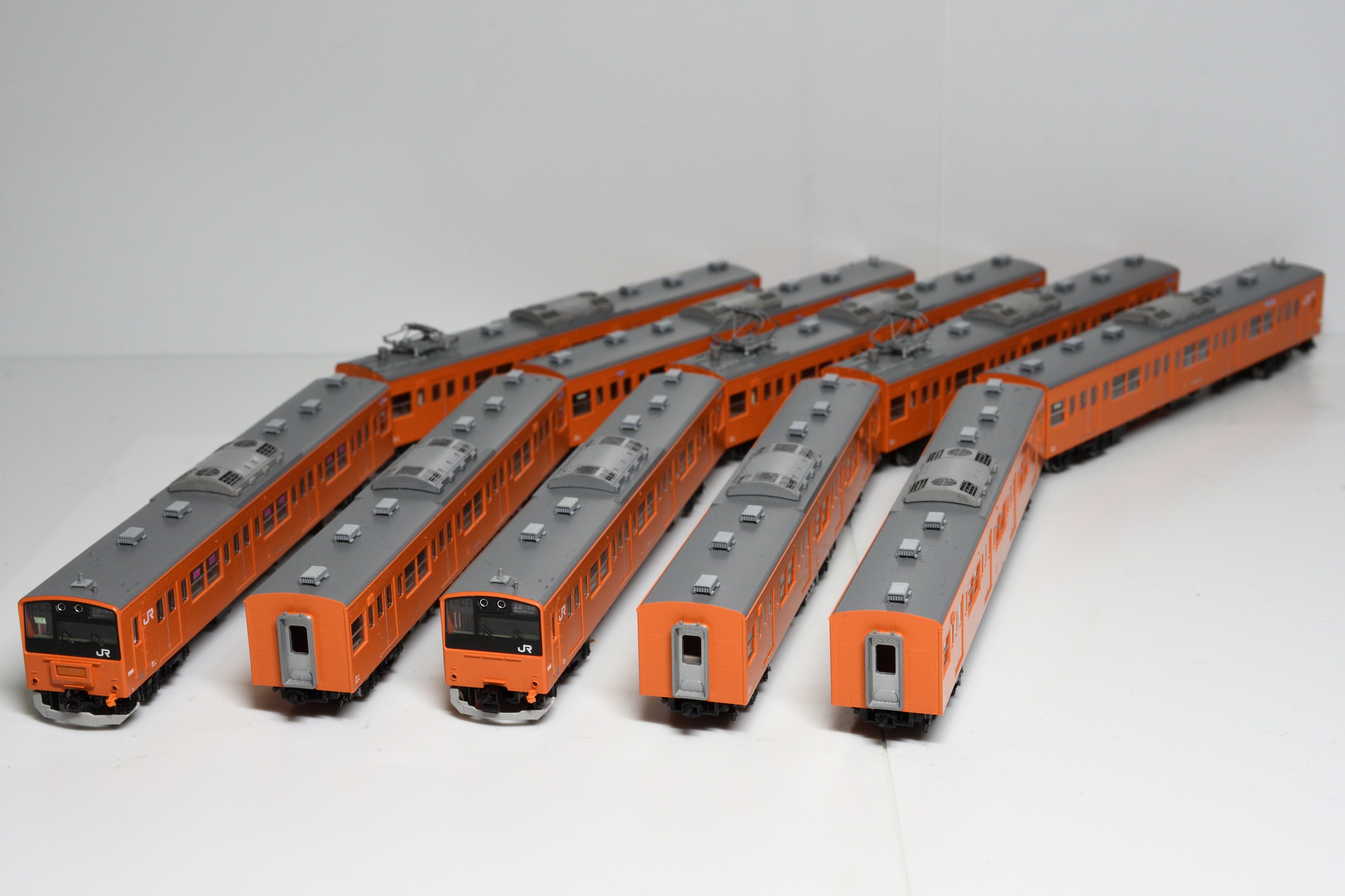 模型】Tomix 201系中央線 T104編成(二代目)の製作 - 中央快速書庫